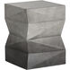 Niran 24 X 18 inch Grey / Black Outdoor End Table
